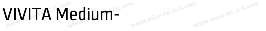 VIVITA Medium字体转换